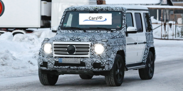 Mercedes G Class facelift : as evidenced by the spy shots.