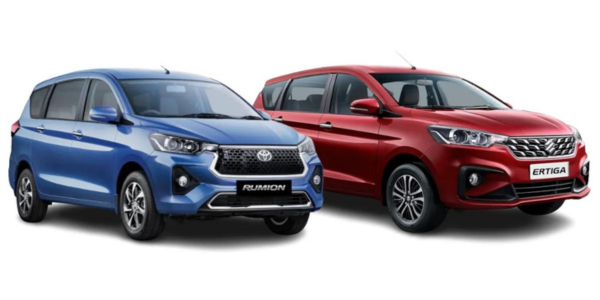 Toyota Rumion compared to Maruti Ertiga CNG mileage